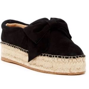 5 for $25🎈 j/slides nyc platform espadrille with big bow